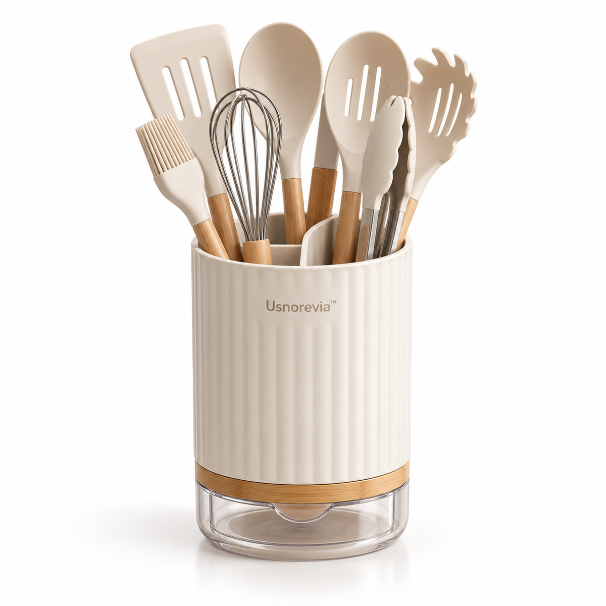 Usnorevia™ Ribbed Kitchen Utensil Holder