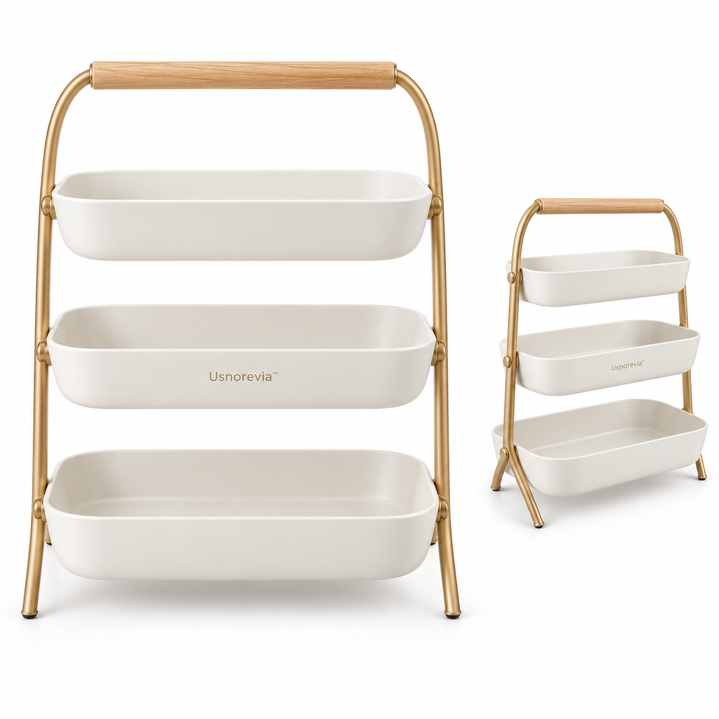 Usnorevia™ 3-Tier Countertop Tableware Organizer Rack