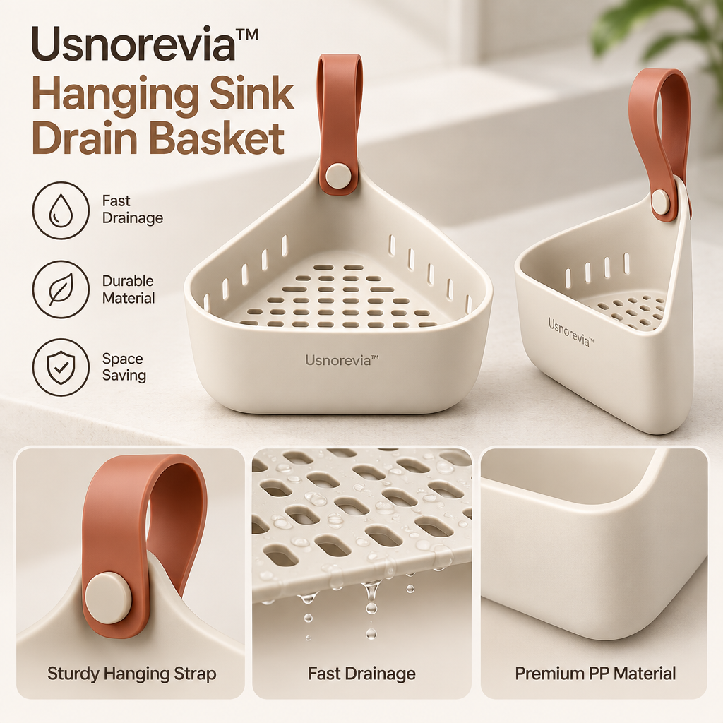 Usnorevia™ Hanging Sink Drain Basket