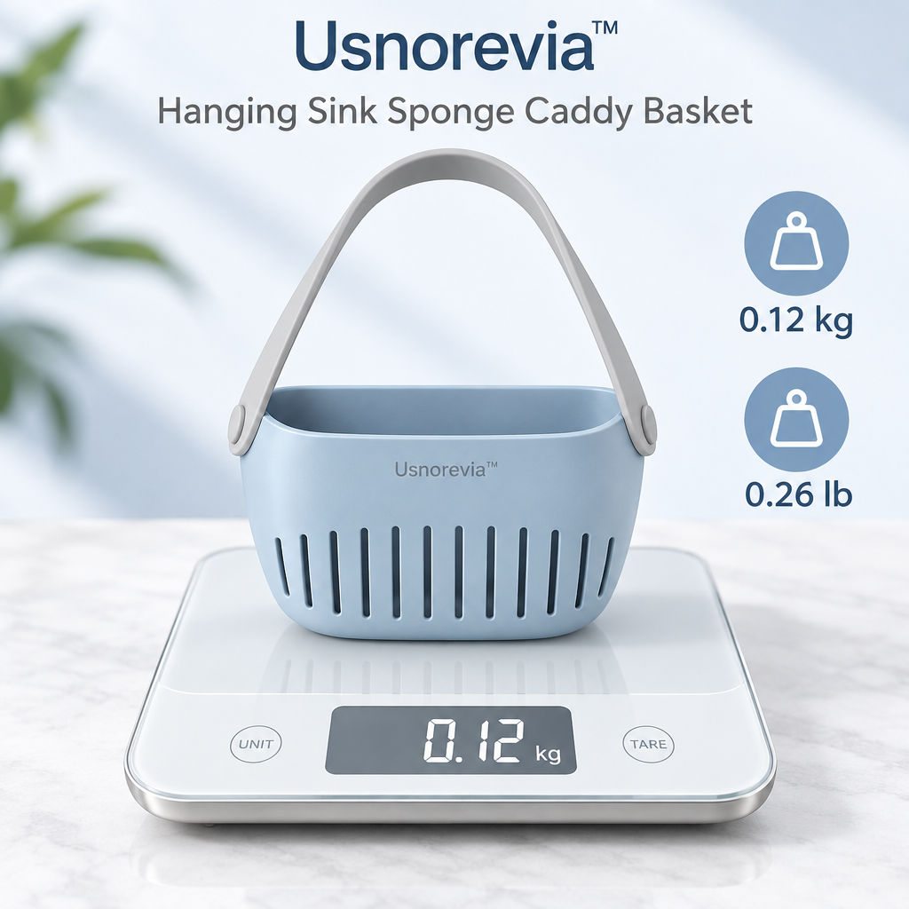 Usnorevia™ Hanging Sink Sponge Caddy Basket