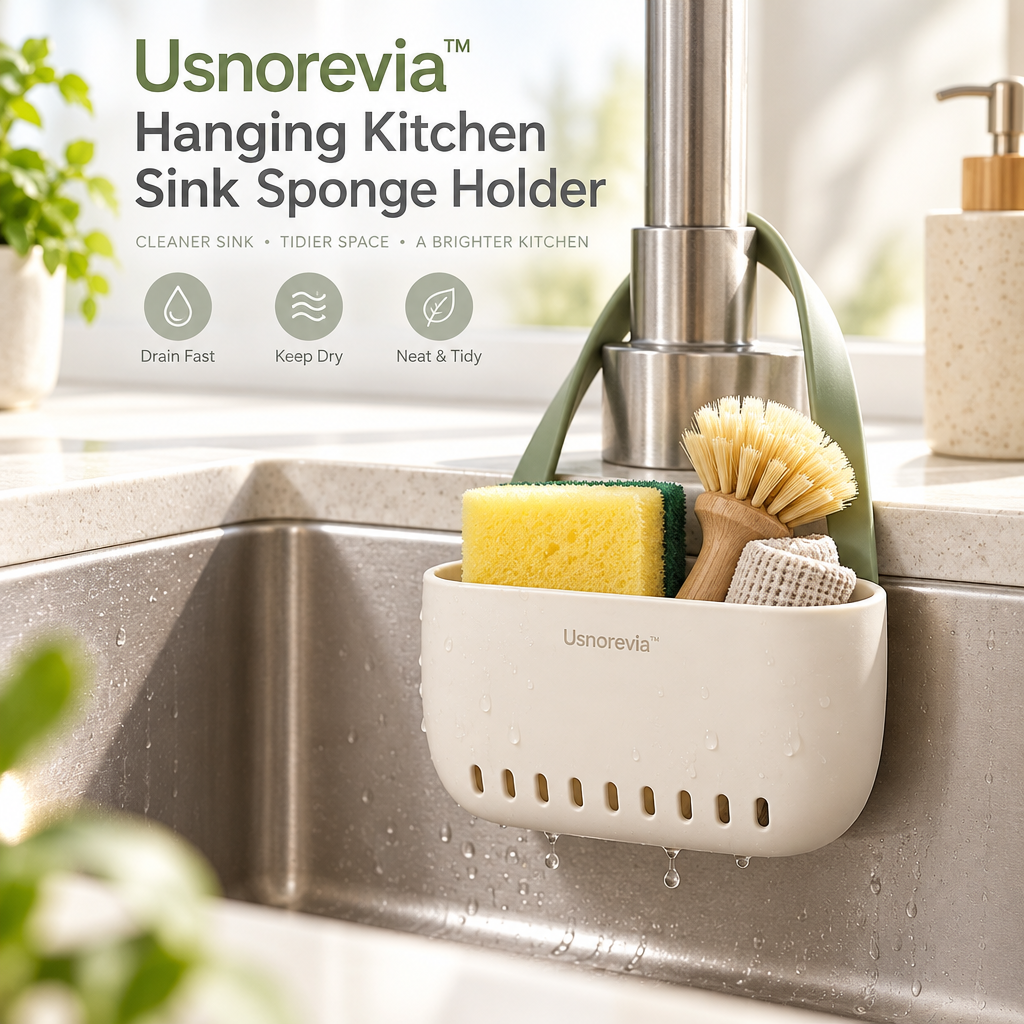 Usnorevia™ Hanging Kitchen Sink Sponge Holder