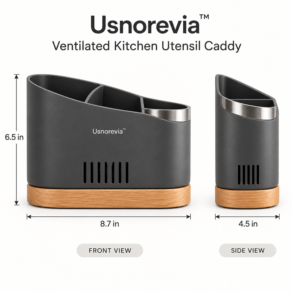 Usnorevia™ Ventilated Kitchen Utensil Caddy