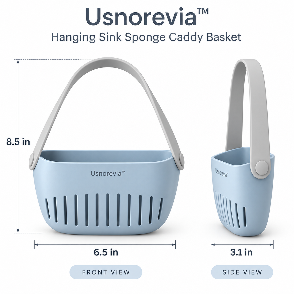 Usnorevia™ Hanging Sink Sponge Caddy Basket